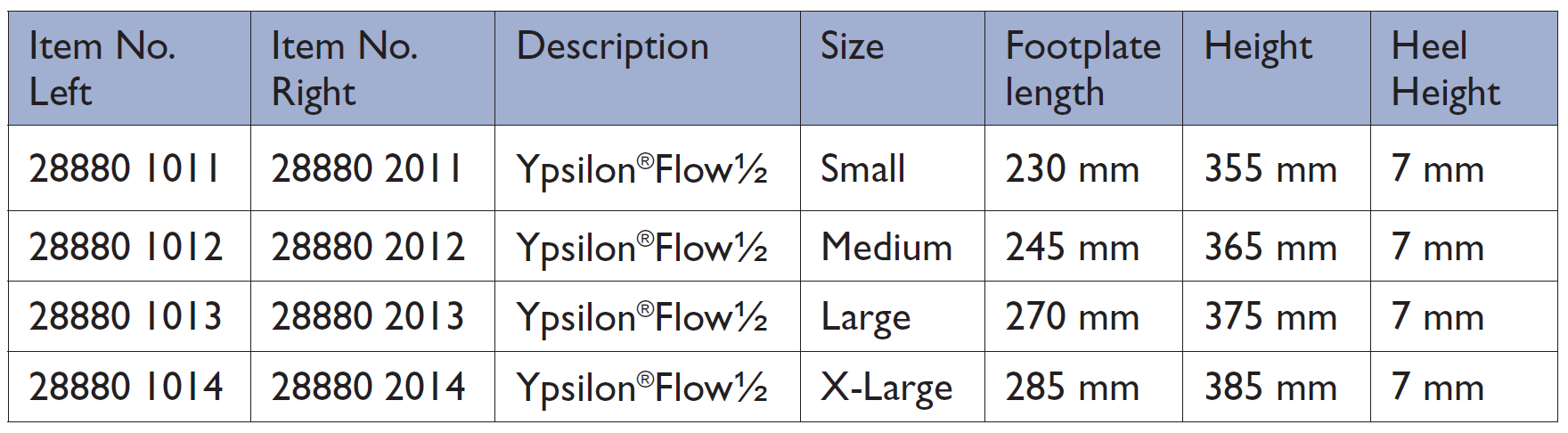 Allard Ypsilon® Flow½ Droppfótarspelka 2