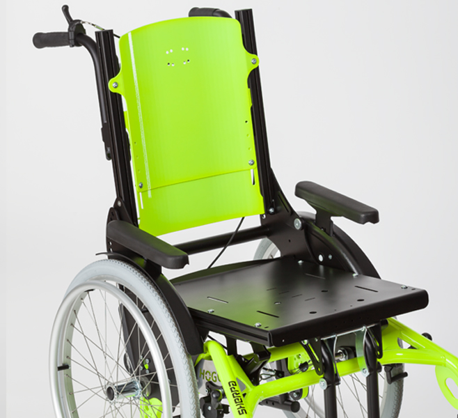 SHERPA Leuchtgelb Sitz Rueckenblech