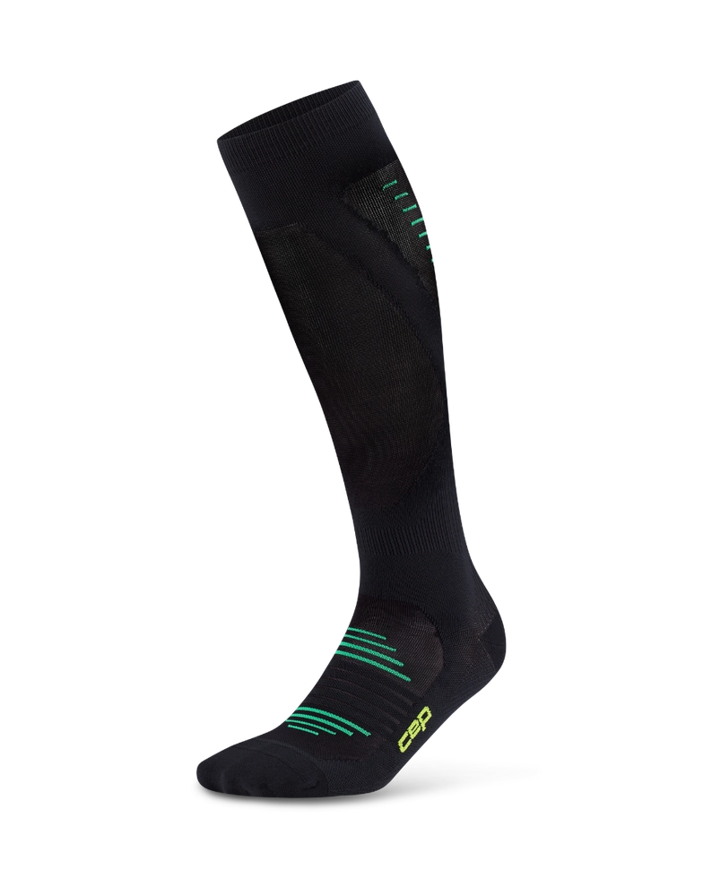 Pro Run Ultralight Socks Tall Black Wp705p Wp805p Front 1 4To5 1 1 1Png (1)