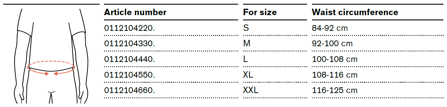 Ottobock Stutzy EQ Nárakviðslitsbelti 2