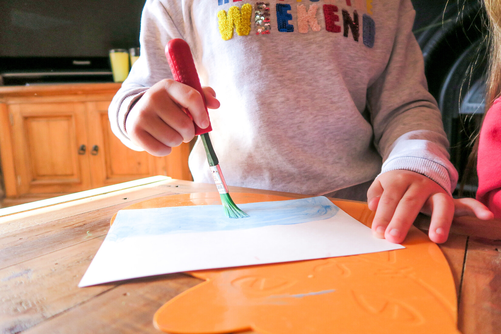 T C 2 Orange Cat Childrens Mat Childrens Product Child Painting 6