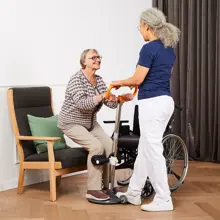 Etac Turner Pro Env Carer And Old Lady Armchair2