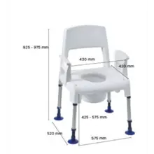 Pico Sal Og Sturtustóll Stærðarupplýsingar