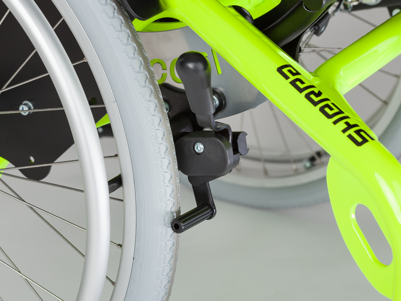 SHERPA Leuchtgelb Transportsicherung Kniehebelbremse