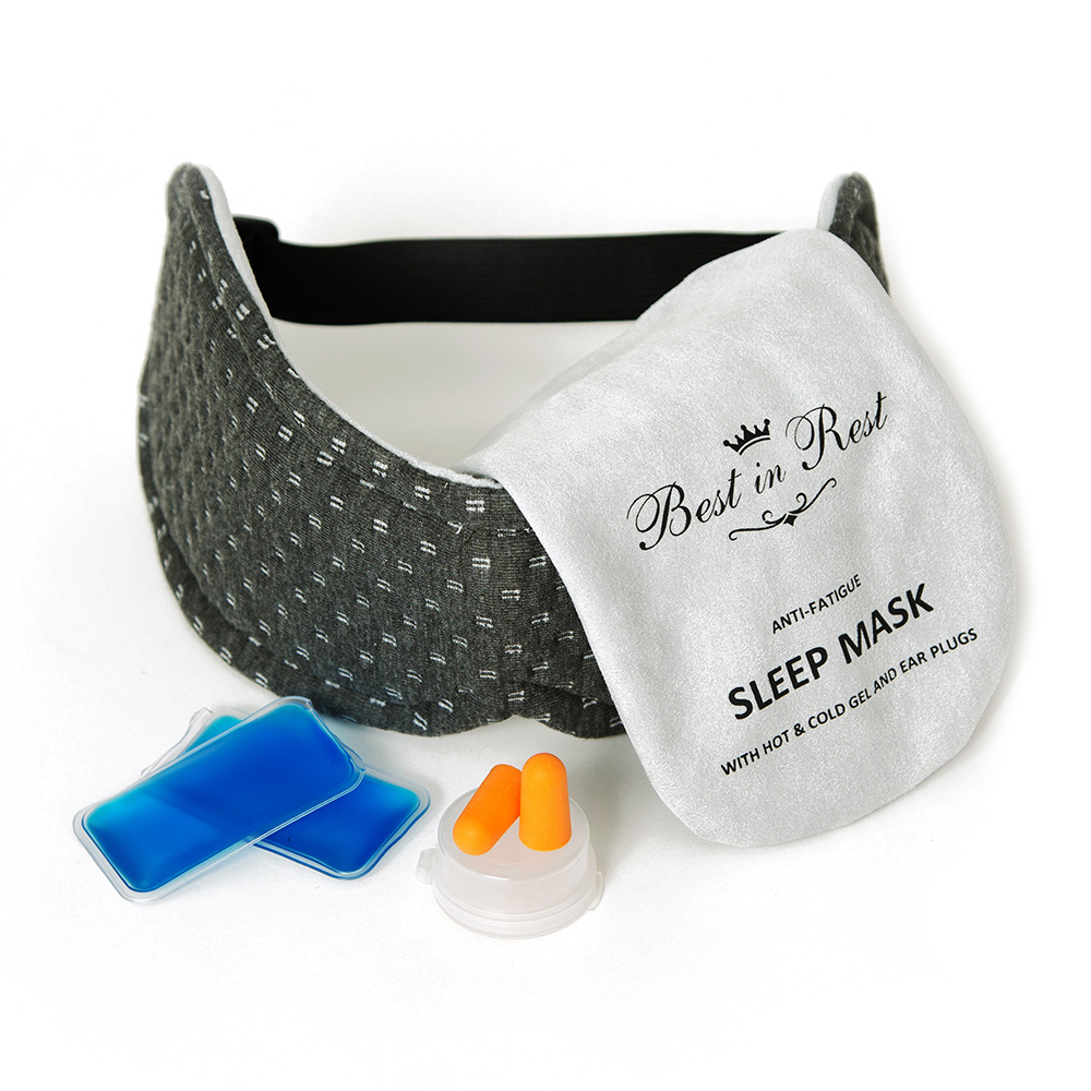 Best In Rest Luxury Memory Foam Anti Fatigue Eye Mask Whats Included 1