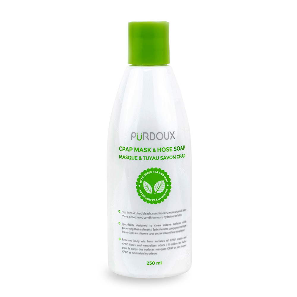 PURDOUX CPAP Mask & Hose Soaps, Green Tea & Mint (Unscented)