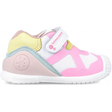 Biomecanics Barnaskór Bleikir, Hvítur Og Gulir