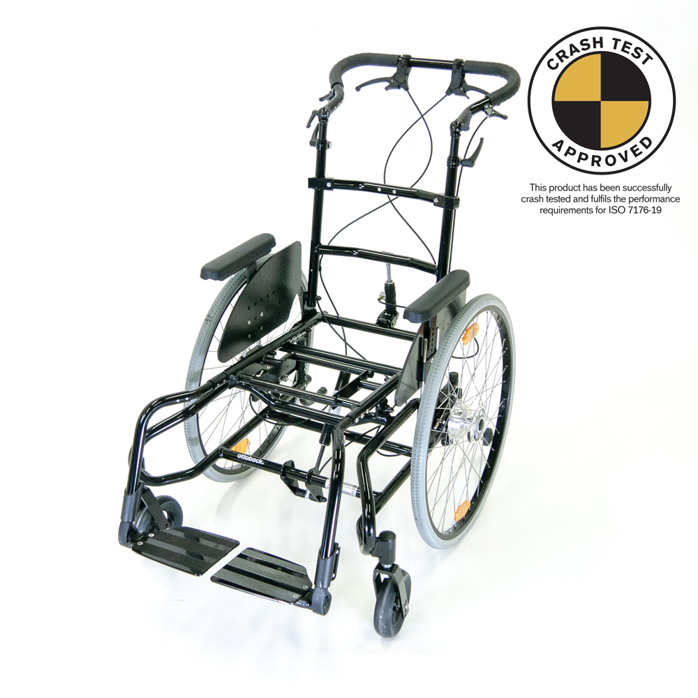 Ottobock Dino Specialist Seating Wheelbase Self Propel Black Crash Tested