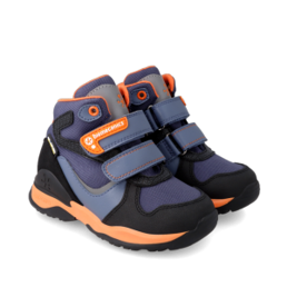 Biomecanics Gore Tex Skór Bláir Og Appelsínugulir