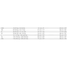 Stærðartafla Basic Sling