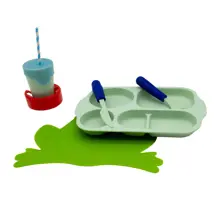 T F 1 Green Frog Childrens Mat Mealtime Layout Studio 1 Web