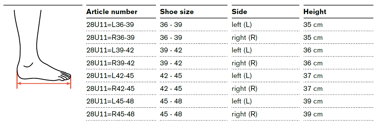 Ottobock. Walkon Droppfótarspelka 2