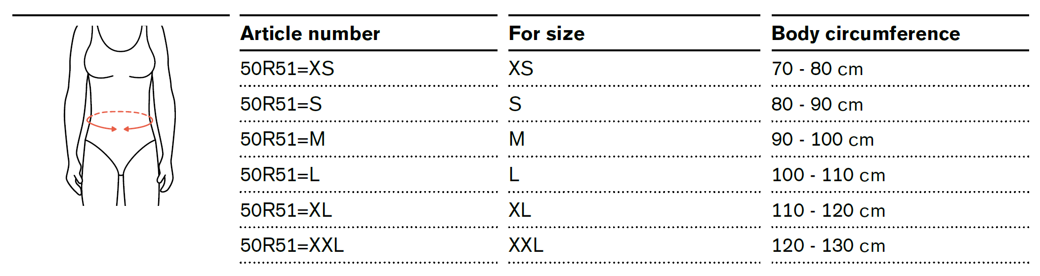 Ottobock Lumbo Direxa Women Bakbelti 2