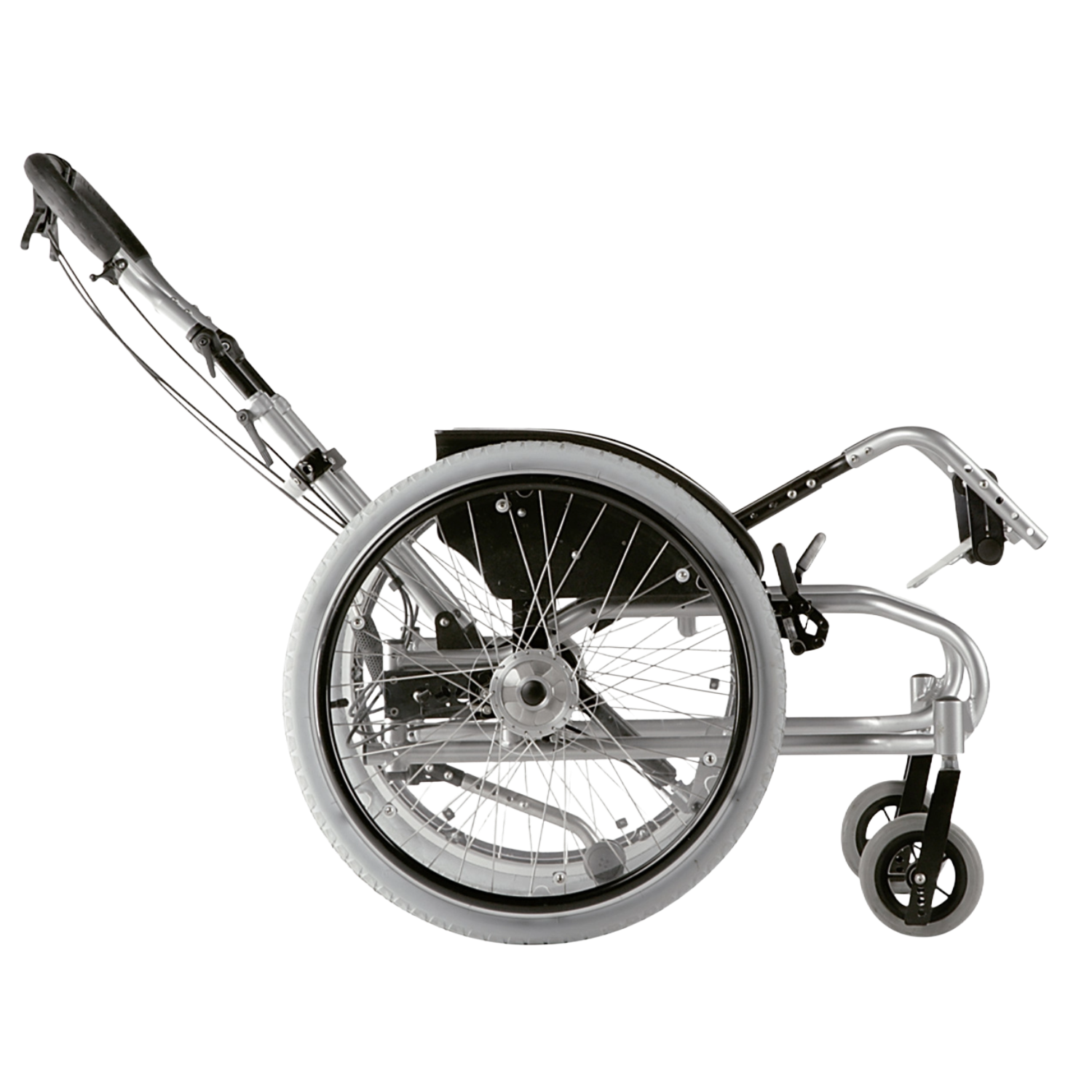 Ottobock Dino 3 Specialist Seating Wheelbase Self Propel Silver Seat Tilt Web