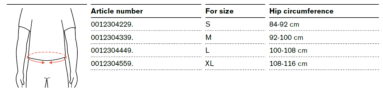 Ottobock Herniaplast Classic Nárakviðslitsbelti 2